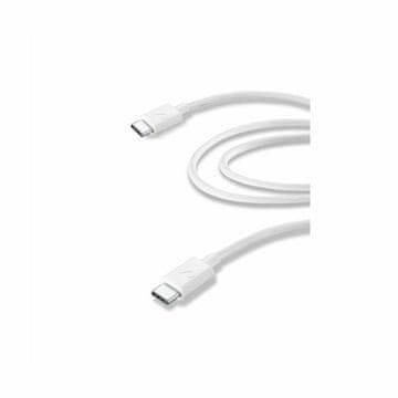 CellularLine USB kabel, USB-C USB-C; 2m, bel