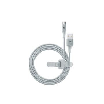 CellularLine USB kabel, MicroUSB, 1,2m, srebrn
