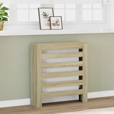 shumee Pokrov za radiator sonoma hrast 78x20x82 cm inženirski les