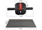 Vadbeno kolo AB WHEEL s podlogo, različne barve F-013