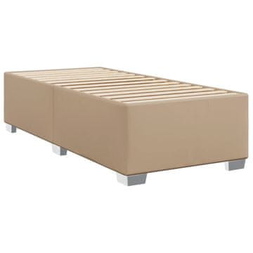 Vidaxl Posteljni okvir kapučino 80x200 cm umetno usnje