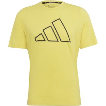 Adidas Majice obutev za trening rumena Ti 3bar