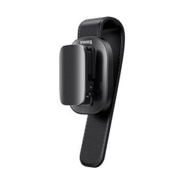 BASEUS avtonosilec/sponka CLIP za očala, črna