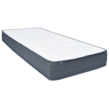Vidaxl Box spring vzmetnica 80x160x20 cm srednje mehka blago