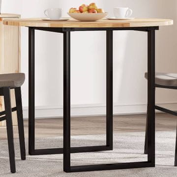 shumee Mizna plošča okrogla Ø90x2 cm trdna akacija