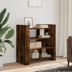 Vidaxl Komoda dimljeni hrast 73,5x35x75 cm inženirski les