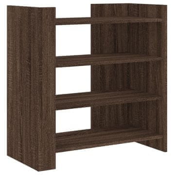 Vidaxl Komoda rjavi hrast 73,5x35x75 cm inženirski les