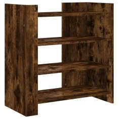 Vidaxl Komoda dimljeni hrast 73,5x35x75 cm inženirski les