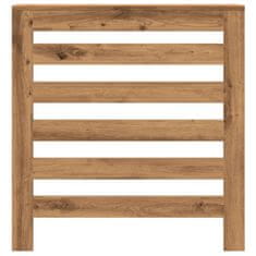 Vidaxl Pokrov za radiator hrast 78x20x82 cm inženirski les