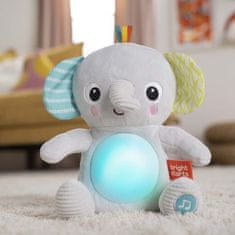 Bright Starts Plush Musical Light-up Hug-a-bye Baby Elephant 0m +