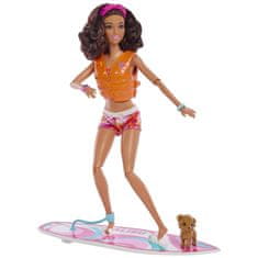 Mattel Barbie BARBIE SURFER z dodatki