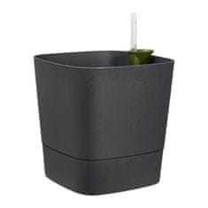 Elho Greensense Aqua Care Kvadratni samooskrbni lonček za sadike - ogleno siva 30 cm