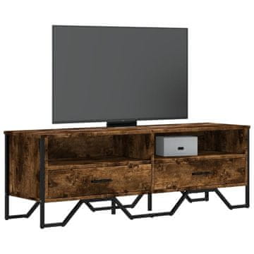 Vidaxl vidaXL TV omarica dimljen hrast 122x34x41 cm
