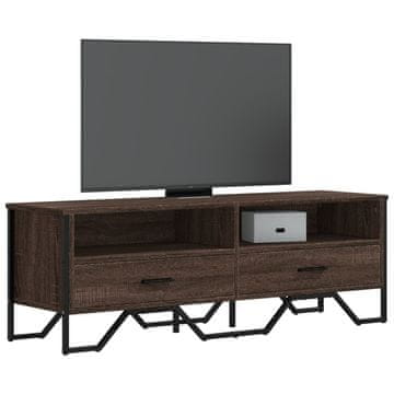 Vidaxl vidaXL TV stojalo rjav hrast 122x34x41 cm