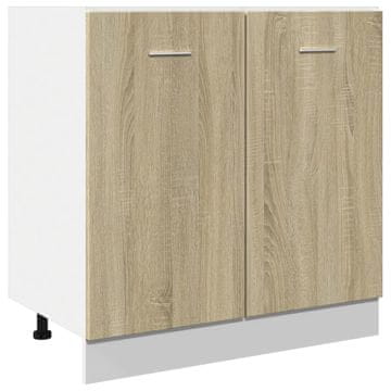 Vidaxl Spodnja omarica “Lyon” sonoma hrast 80x46x81,5cm inženirski les
