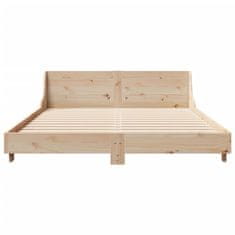 Vidaxl Posteljni okvir brez vzmetnice 120x200 cm trdna borovina