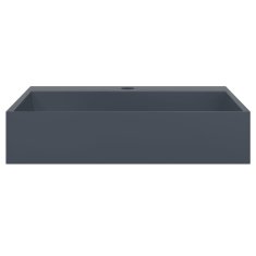 Vidaxl Umivalnik 50x38x11 cm liti mineral/ liti marmor antracit