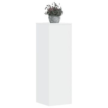 shumee vidaXL Stojala za rastline, 2 kosa, bela, 33x33x100 cm
