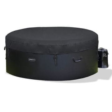 EASE.ZONE Okrogla masažna kad s kapljičnim šivom, 4-6 sedeži in zunanjo črpalko