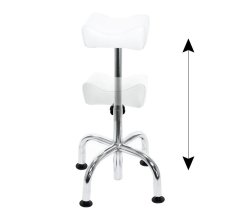 ACTIVESHOP Pedikurni stolček AM-5012C bel