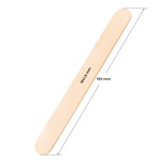 ACTIVESHOP Velika lesena lopatica 150 x 18 x 1,8 mm – 150 kosov