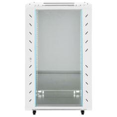 Vidaxl Omrežna omarica 18U 19 IP20 siva 60x60x100 cm