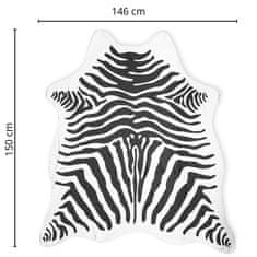 Ljubki dom Kopalna brisača ZEBRA, črno-bela