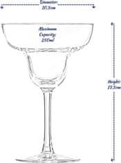 Alpina Kozarci za margarito in koktajle 250 ml komplet 4 ED-249632