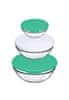 Skleda chef's / 140-170-200mm / set s pokrovi / 3kos