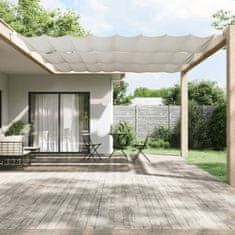 Vidaxl Vertikalna markiza bela 140x360 cm tkanina oxford