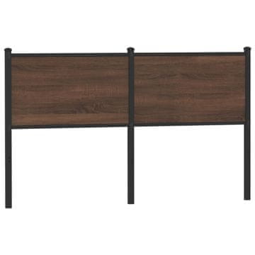 Vidaxl vidaXL Vzglavje postelje iz rjavega hrasta 140 cm