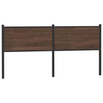 Vidaxl vidaXL Vzglavje postelje iz rjavega hrasta 180 cm