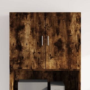 Vidaxl vidaXL Stenska omarica dimljen hrast 80x42,5x64 cm