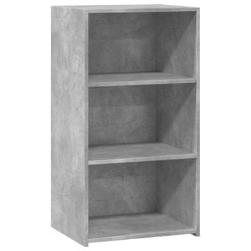 Vidaxl Komoda betonsko siva 50x41x93 cm inženirski les