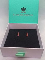 Flor de Cristal Uhani Gianina modra - Uhani s kristali