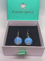 Flor de Cristal Uhani La piedra - Ametist - Uhani s kamni