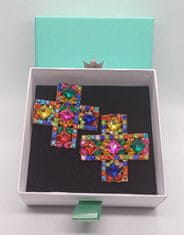Flor de Cristal Uhani Frida - Uhani s kristali