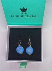 Flor de Cristal Uhani La piedra - Ametist - Uhani s kamni