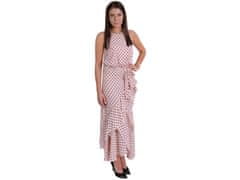 sarcia.eu Rožnata maxi obleka s pikami FOREVER UNIQUE XS