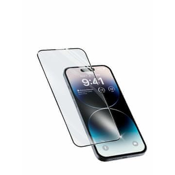 CellularLine  zaščitno steklo CAPSULE, iPhone 14 Plus/ 14 Pro Max, črno