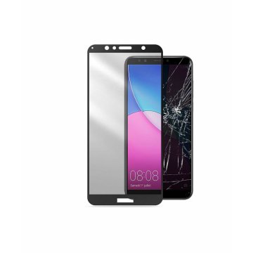 CellularLine  zaščitno steklo CAPSULE, Huawei Y6 2018, črno