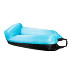 Aga Napihljiv vreča LAZY BAG 230x70 cm Črna/Modra