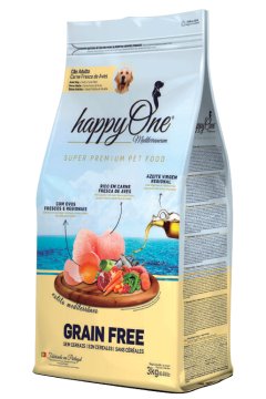 HappyOne Grain Free Mediterraneum Adult hrana za odrasle pse 12 kg