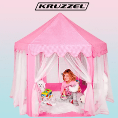 Kruzzel Detska šotor roza 23869