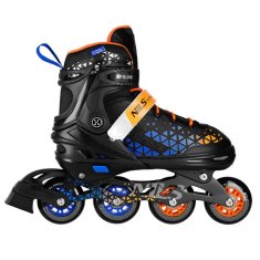 shumee NH18190A 4v1 BRAVE DRSALKE MODRO-ORANŽNE VEL. M(34-38) Z DIMENZIJAMI PL. HOKEJ NILS EXTREME