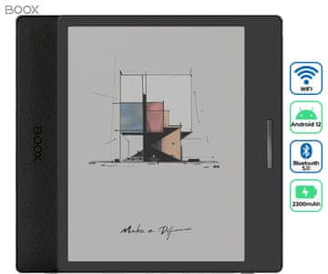 Onyx Boox Boox Go Color 7 e-bralnik, 17,8 cm (7), Android 12, 4GB+64GB, USB-C, črn - odprta embalaža
