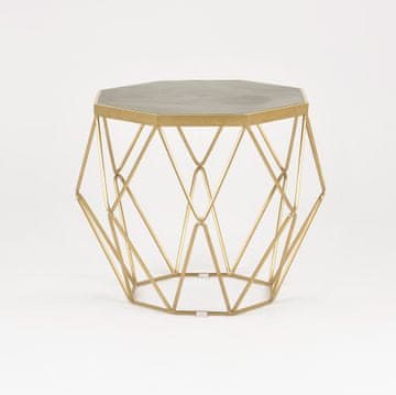 Livin Hill Stranska mizica, GL1715, 68x55x68 cm, siva