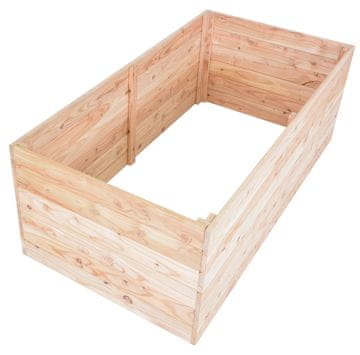 Rojaplast Vrtna gredica Premium iz macesna 135x70x50cm s certifikatom FSC