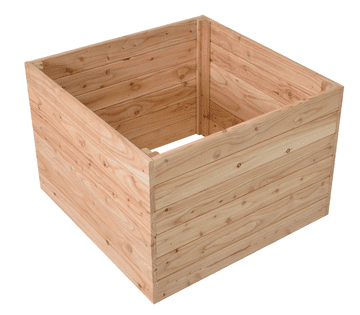 Rojaplast Vrtni visoko posteljni modrin PREMIUM 70x70x50cm leseni