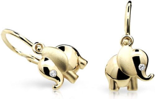 Cutie Jewellery Zlati otroški uhani C1955-10-10-X-1